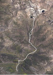 Ortofoto de la ruta